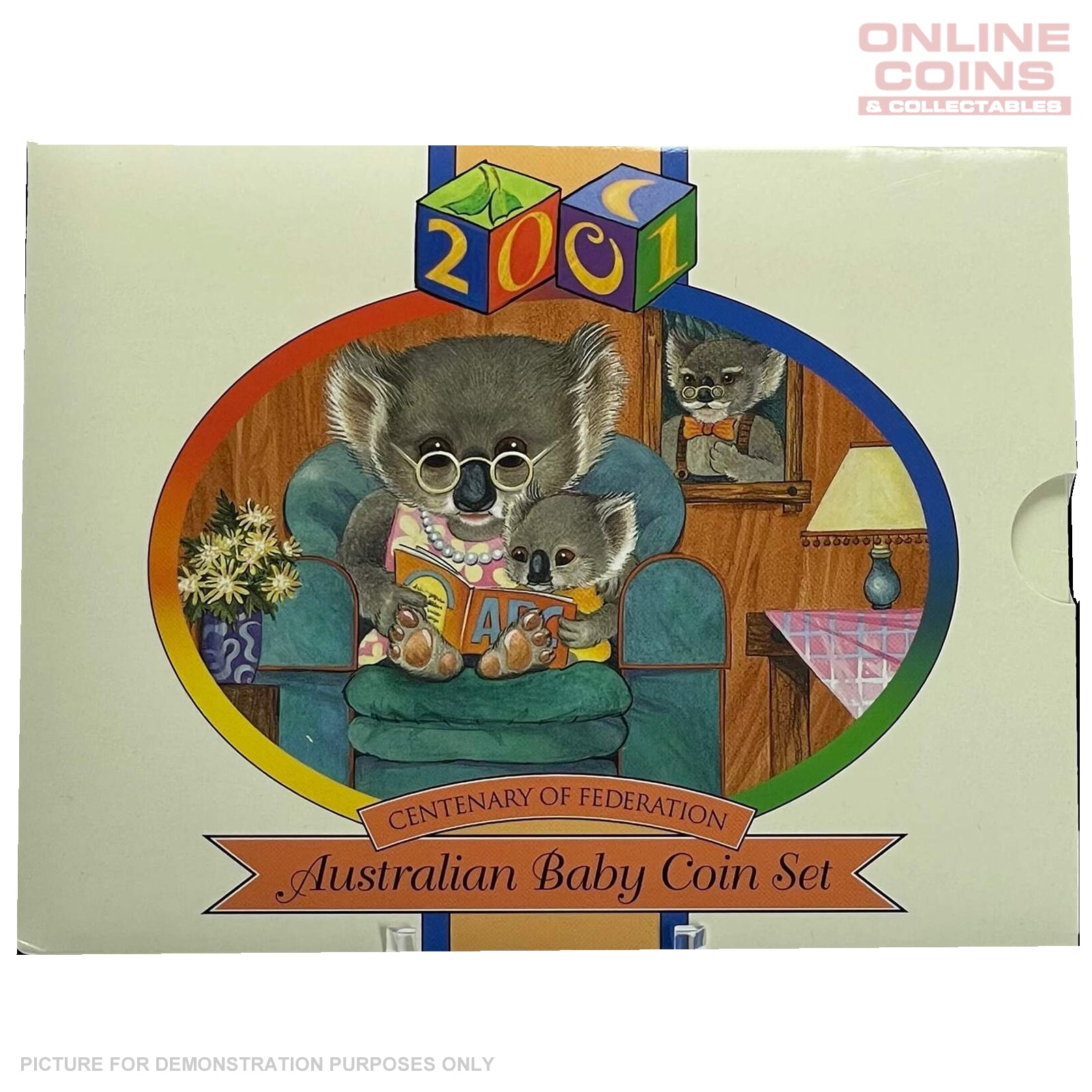 2001 Royal Australian Mint Uncirculated Baby Coin Set - Koala